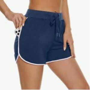 Active Shorts Summer, Running Athletic Shorts Women with Pockets